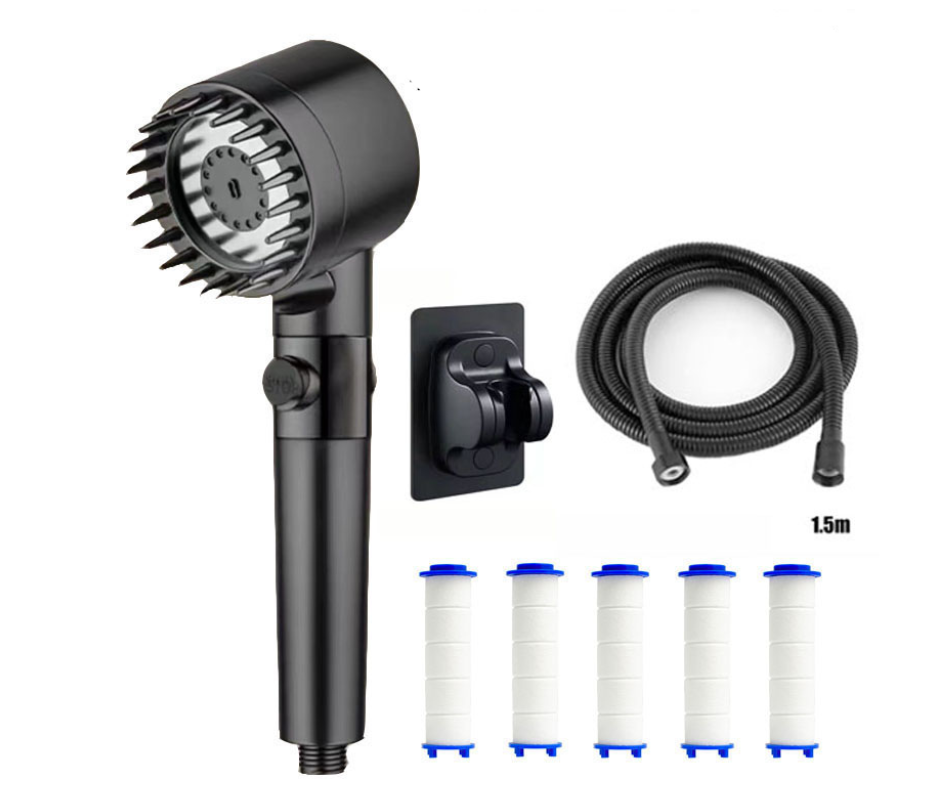 Cabezal de Ducha Alta Presión incluye 5 filtros