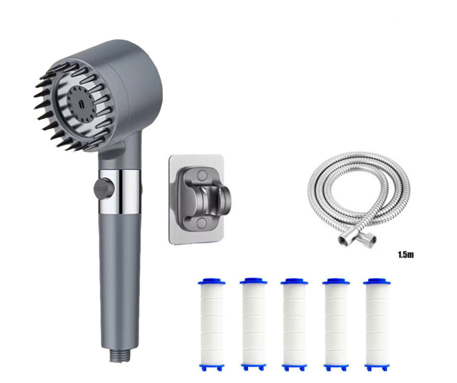 Cabezal de Ducha Alta Presión incluye 5 filtros